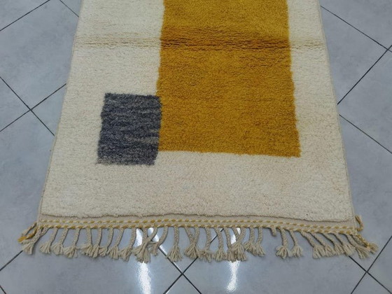 Traditioneel, op maat gemaakt wollen vloerkleed met kleurrijk patroon, 1,5/2,5 m – Aime Té (photo 2 of 6)