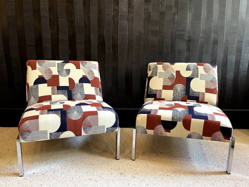 Paire de Chauffeuses des Années 70