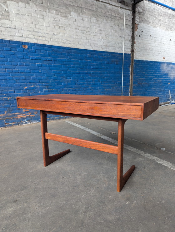 Image 1 of Midcentury teak cantilever desk -Georg Pedersens - 1960