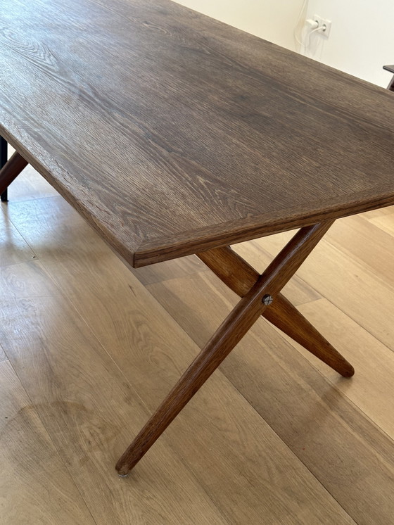 Image 1 of Vintage AT 303 Eettafel, Hans Wegner & Andreas Tuck 1950s
