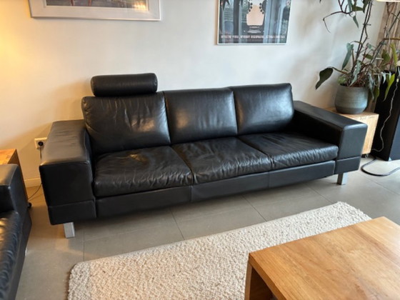 Image 1 of te koop (anti)Pode 2,5 en 3,5 zits leren bank