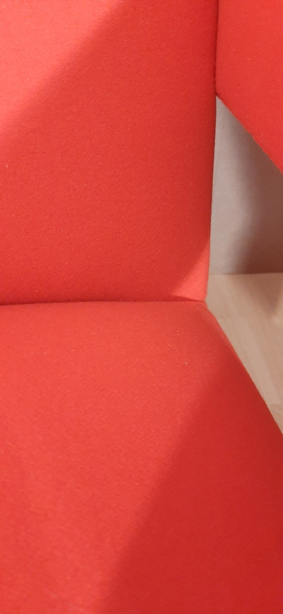 Image 1 of Cassina 2 Poltrona 637 Utrecht Nuova Mai Usata Lampo Rosso Lana 13L