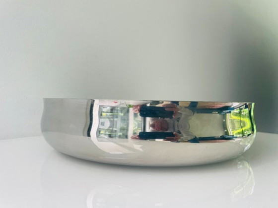 Image 1 of Vintage Erik Bagger design bowl – Danish stainless steel design