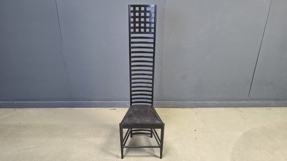 Image 1 of Chaise Cassina 292 Hill House 1 de Charles Rennie Mackintosh, années 1980