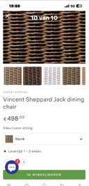 Table du monastère + 6 chaises Vincent Sheppard