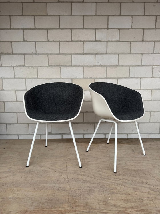 Image 1 of HAY AAC26 chair (white/gray)