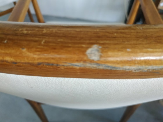 Image 1 of Juego de 4 sillas de cocina de estilo escandinavo de los años 60