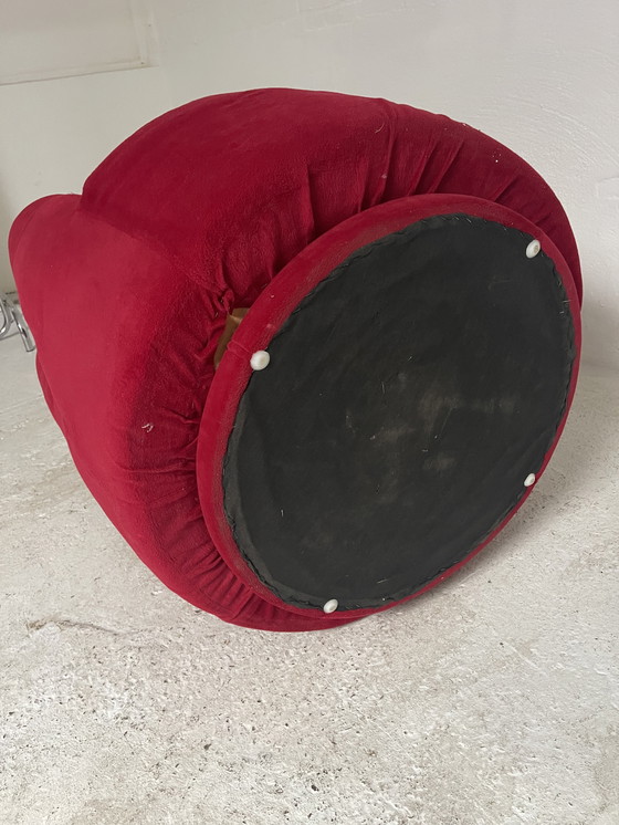 Image 1 of Vinger fauteuil vintage draaistoel 