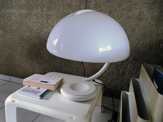 Image 1 of Elio Martinelli Serpente 2131 Stehlampe und Cobra Tischlampe Mid Century