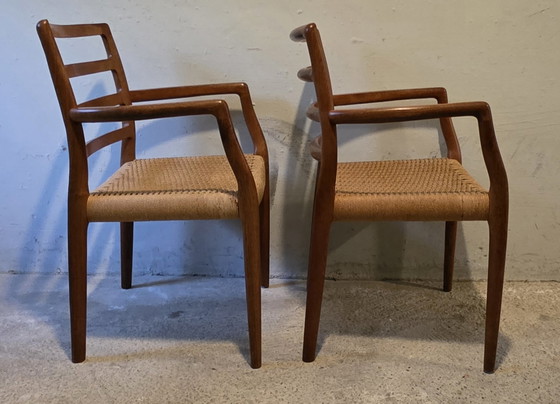 Due Sedie Design Vintage. Niels Otto Møller. Modello 68 – Sedie da pranzo, Wood (photo 2 of 14)