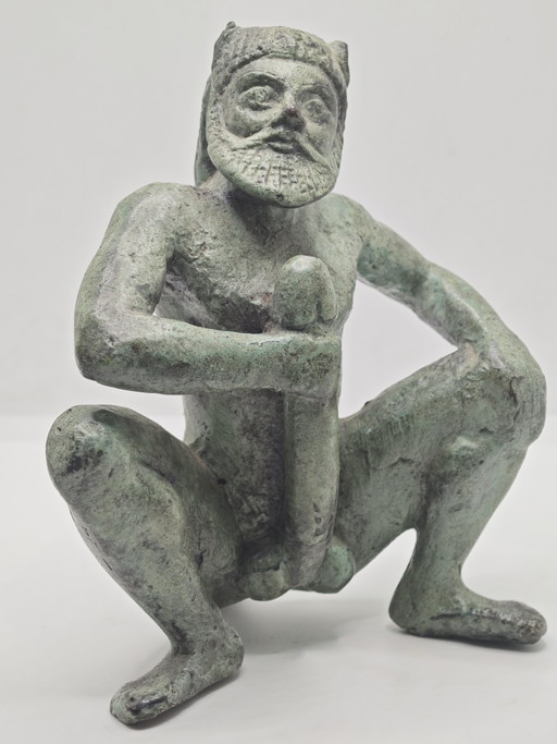 Sátiro de bronce, finales del siglo XIX/principios del siglo XX.