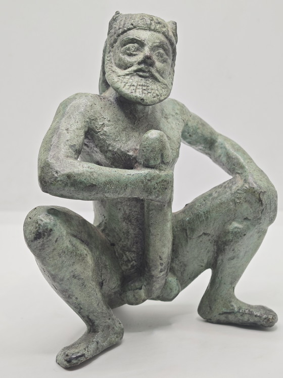 Image 1 of Bronze satyr, late 19th/early 20th century