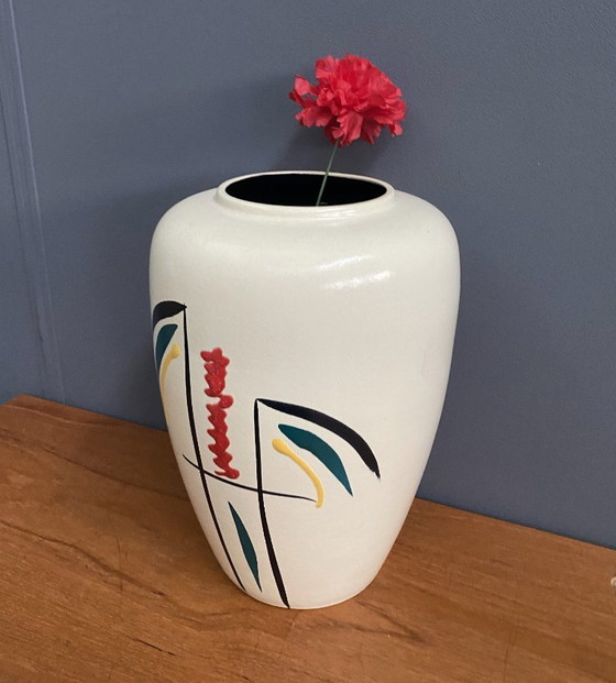 Image 1 of Kleurrijke Scheurich vaas model 239-40, jaren 60