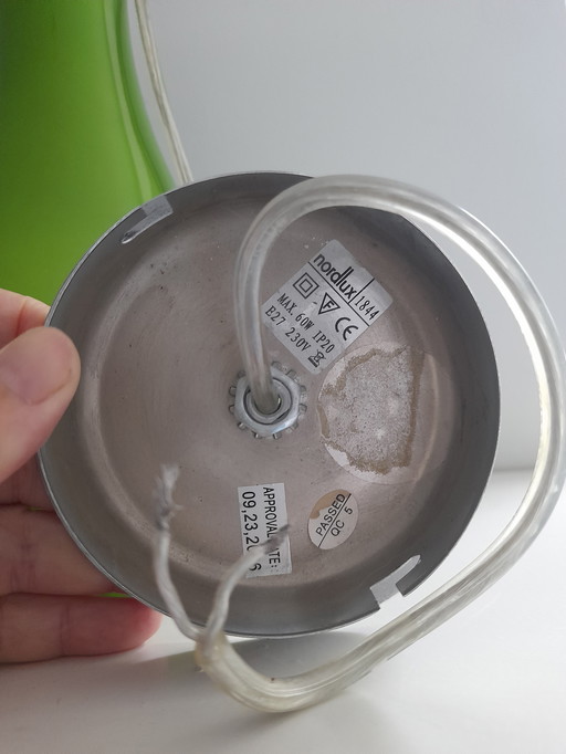 3 suspensions Nordlux opaline vert modèle Ripasso