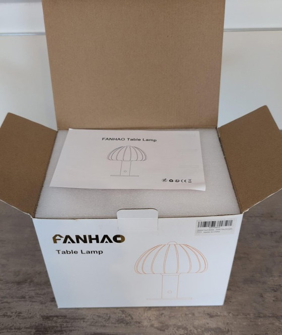 FANHAO FH-3 Oranje Touch Tafellamp, Tafellampen, Glas, Aluminium, Modern (foto 11 van 12)