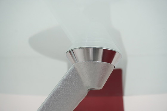 Image 1 of Rolf Benz dining table 1210 glass table glass dining room table