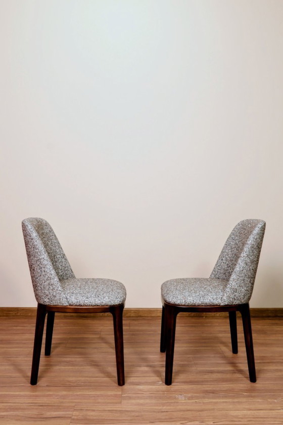 Image 1 of Moderne Esszimmerstühle, 6er-Set gepolsterte Stühle