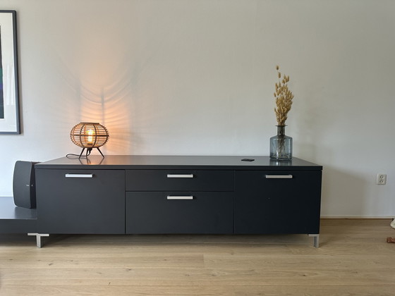 Poliform Sintesi Design Credenza / Mobile TV – Carlo Colombo – Credenze, Aluminium, Wood (photo 5 of 7)