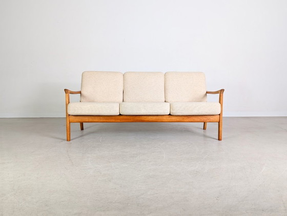 Image 1 of Midcentury sofa couch France & Søn Ole Wanscher Senator teak