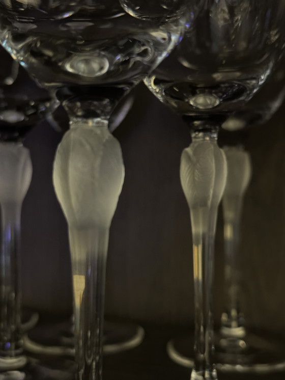 Image 1 of Verres à vin et à champagne en cristal Hoya crocus