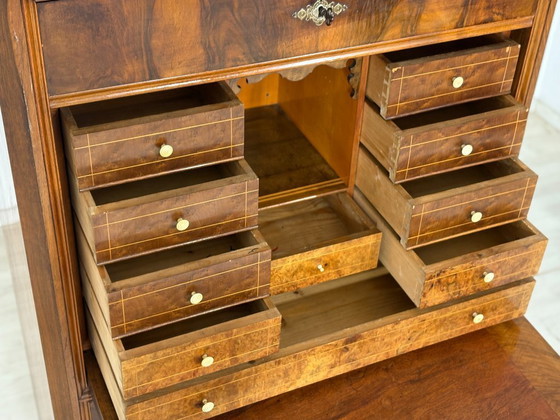 Image 1 of Biedermeier Sekretär / Antiker Schreibschrank / Schrank – um 1880