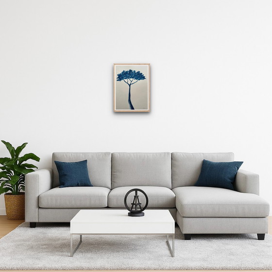 Image 1 of Ink on paper, 40x30 cm, framed.
