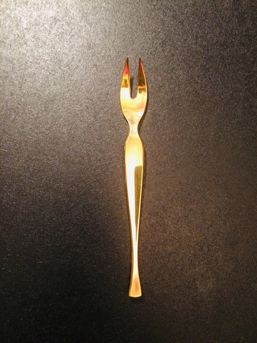 6 Grasoli snail forks *NEW*! Vintage 60s