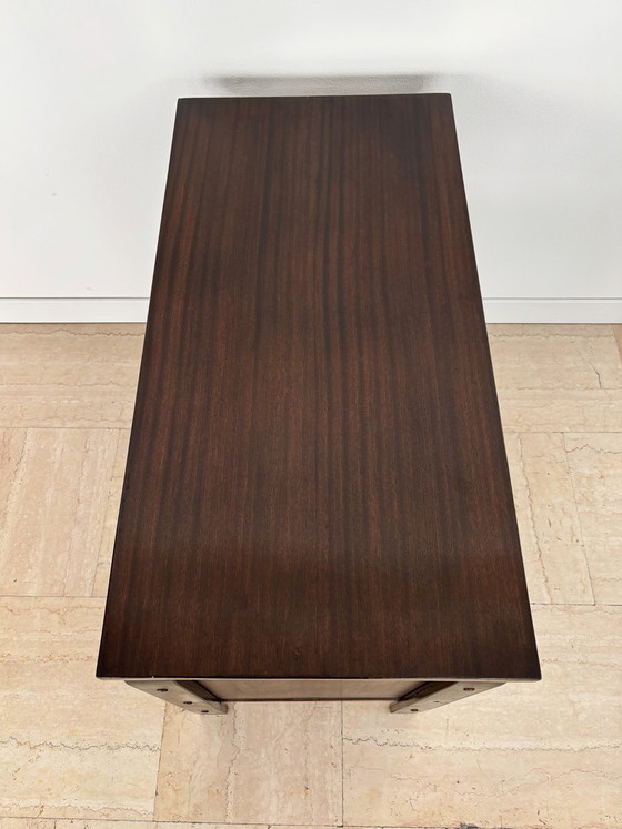 Small desk by Giuseppe Pagano for Gino Maggioni, Italy, 1940s, Desk lamps, Metal (photo 10 of 13)