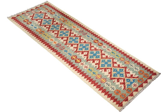 Image 1 of Handgeweven kelim gashgai 281 x 80 cm