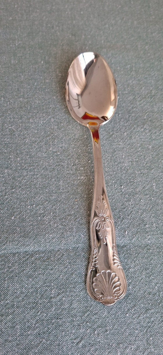 Image 1 of Luxe verzilverd bestek, Kings Pattern, Fleuron, Christofle