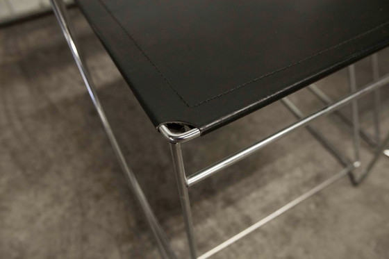 Image 1 of Vintage Nuova X-Line stoelen van Niels Jørgen Haugesen voor Hybodan AS, Denemarken, jaren 70, set van 3