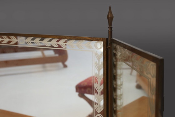 Image 1 of Napoleon Style Bedroom Set by De Coene, Set of 4