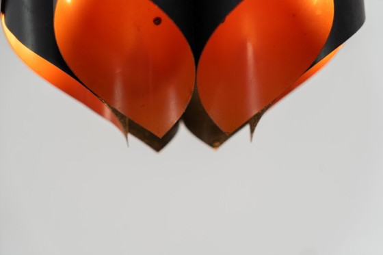 Image 1 of Sculptural pendant light by Bent Karlby for Lyfa (Denmark, 1960s).
