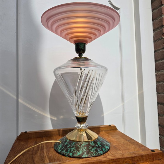 Image 1 of Beautiful Memphis Design Table Lamp from the 1980s