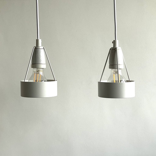 2x (Set) Lampe pendante vintage Louis Poulsen Pakhus