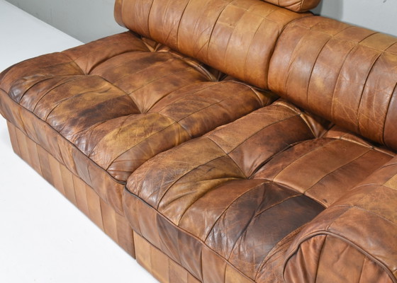 De Sede DS-88 Divano modulare Daybed in pelle Cognac Tan Svizzera, anni '70, Divani modulari, Marrone (foto 15 di 20)