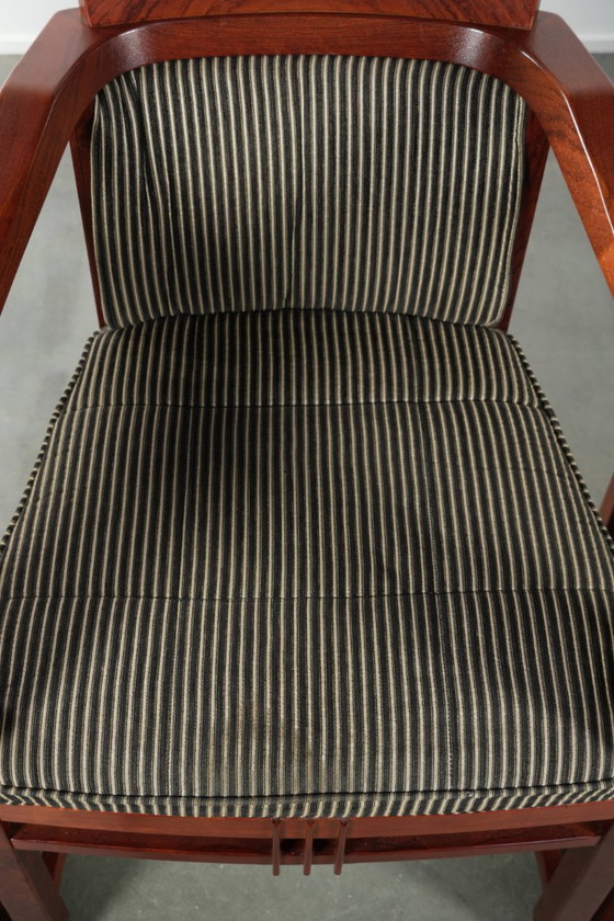 Image 1 of 4 x Fabric Schuitema designer dining chair with armrests from the Decoforma series