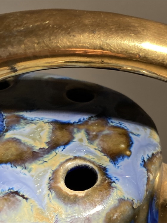 Image 1 of Rana floreale di Alphonse Mouton a forma di annaffiatoio