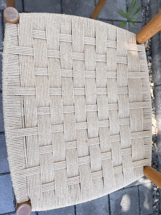 Set van 5 Vintage Mid Century Design Stoelen Børge Mogensen Deens Eiken – C.M. Madsens Fabriker (photo 6 of 8)