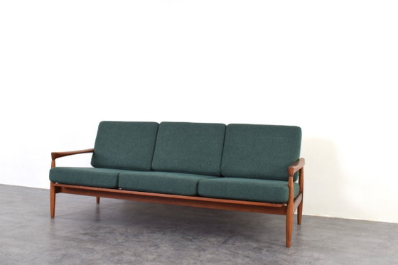 Divano Kolding Mid-Century di Erik Wørts per IKEA, anni '60. – Divani 3 posti, Textile, Wood (photo 10 of 16)