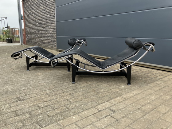 Image 1 of Cassina Le Corbusier LC4 originale nera/cromata, come nuova