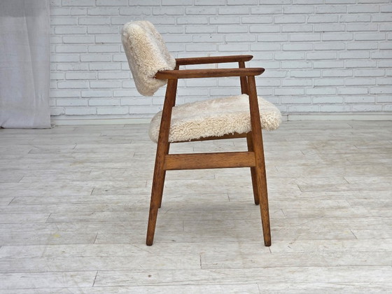 Image 1 of 1960s, Danish design by Erik Kirkegaard, model 43, genuine sheepskin.