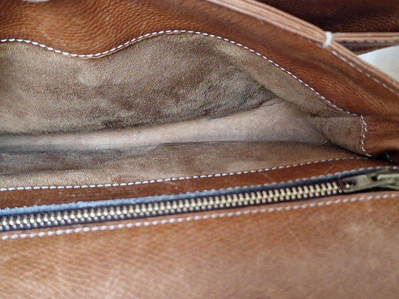 Delvaux Vintage 'D' Borsa a tracolla / Spalla, Pelle di vitello Cognac (Set Completo), Borse a tracolla (foto 13 di 15)