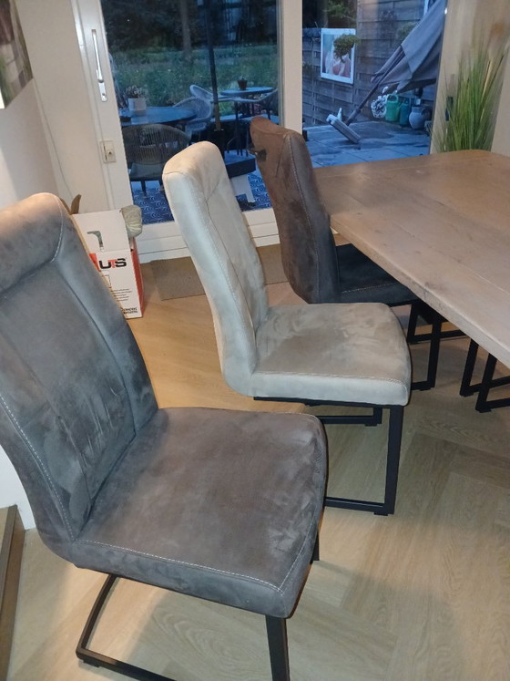 For sale: 6-person dining set and matching coffee table. – Wood (photo 8 of 24)