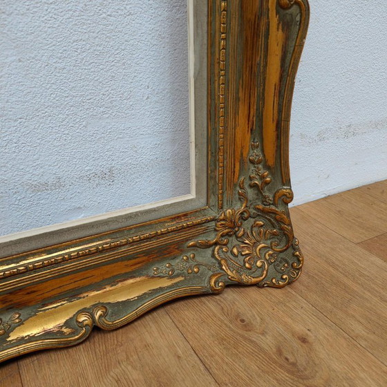 Grand Cadre Ancien Brocante Rococo Baroque pour Tableau – Wood, Vintage (photo 9 of 16)