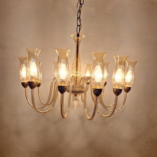 De Majo Chandelier Vintage Murano Elegant