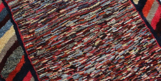 Image 1 of Original Persian carpet Gabbeh Ghashghai oriental carpet 114 cm x 82 cm old natural