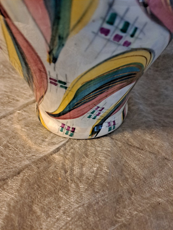 Image 1 of Dekselvaas van H.Bequet uit de jaren 50