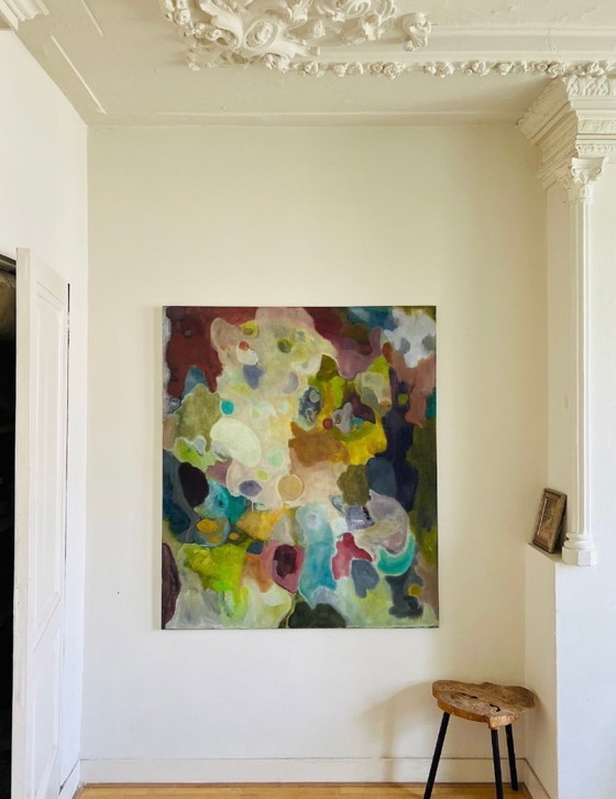 Image 1 of Large abstract painting Untitled