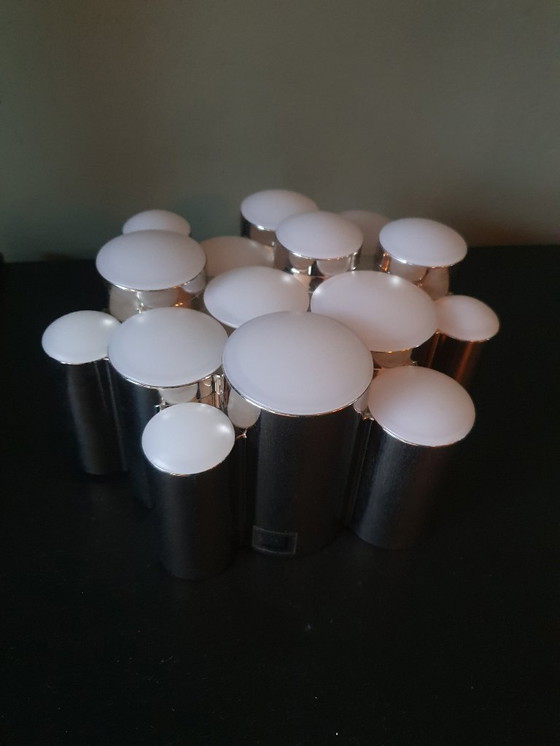 Image 1 of Vintage Ikea SÖDERSVIK Lamp: Chrome Space Age Light